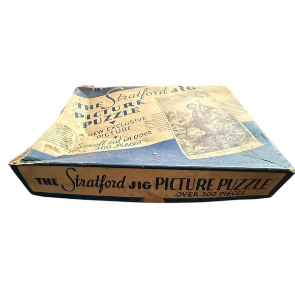 Vintage Stratford Jig Picture Puzzle by Ceaco‎ 1940's "This or those" - Picture 7 of 9